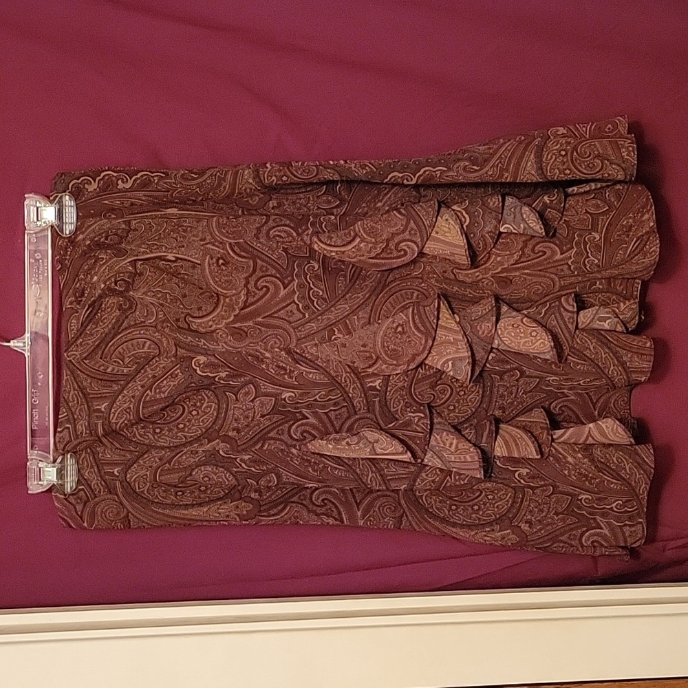American Living Paisley Skirt